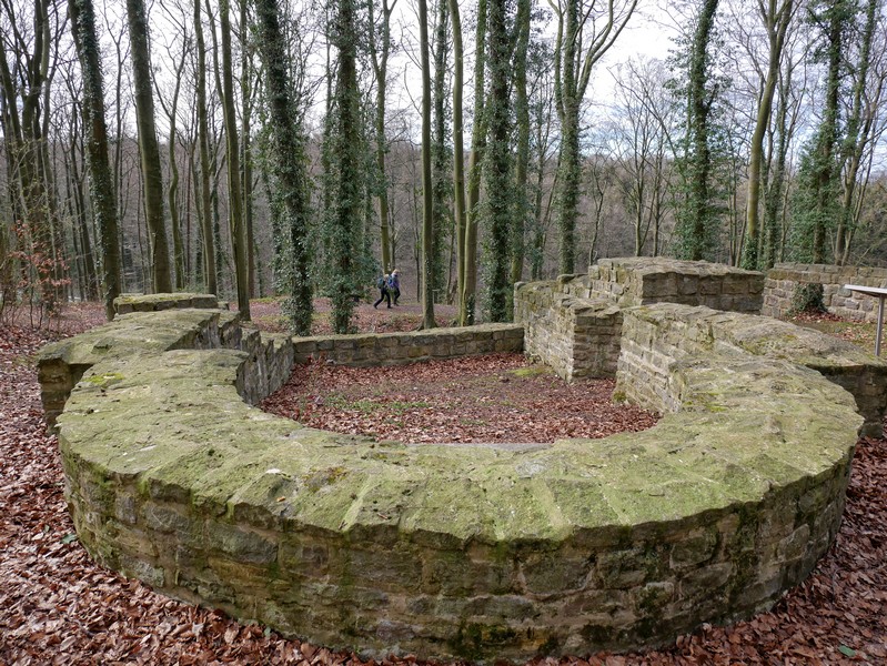 Mauerreste der Holter Burg