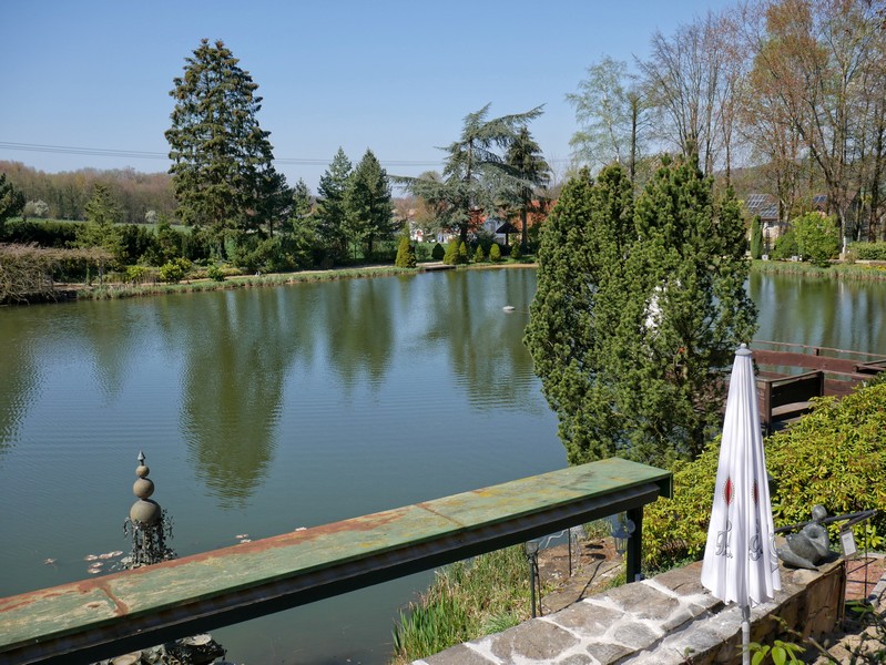 Das Bild zeigt die Gartenanlage des Renkenörener Sees.