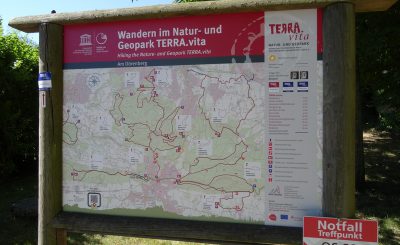 Ebenfalls wichtiger Bestandteil der Aufwertung: Die Übersichtskarten an den wichtigsten Wanderparkplätzen in der Region geben Auskunft über die umliegenden TERRA.tracks.